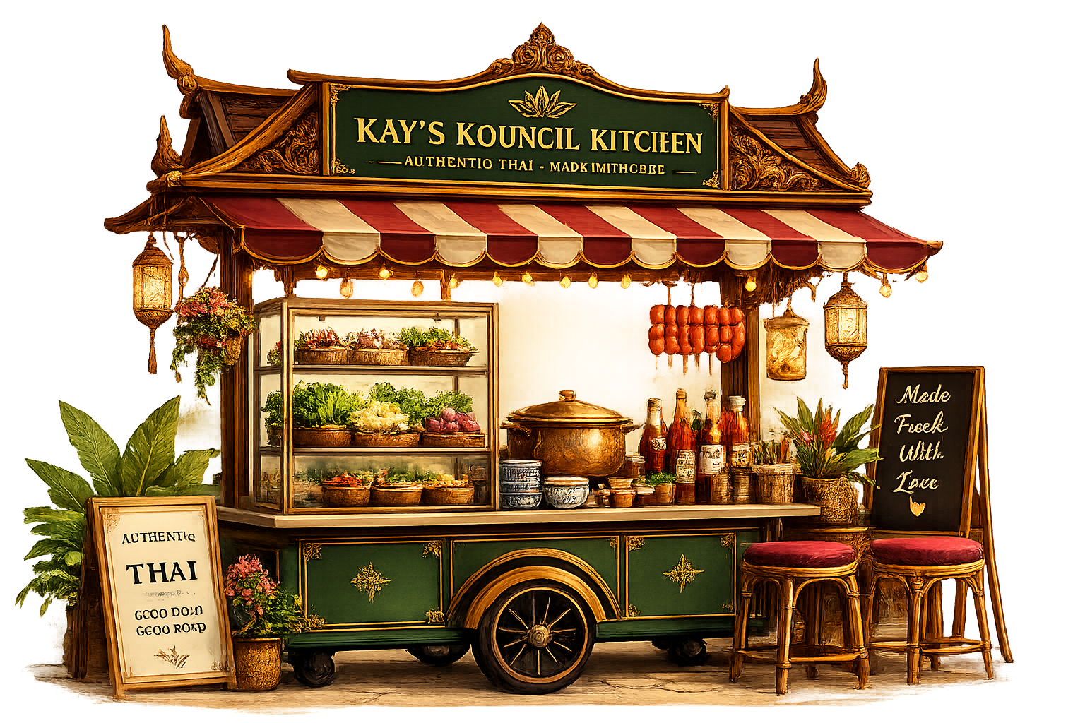Kay’s Kouncil Kitchen Thai street cart