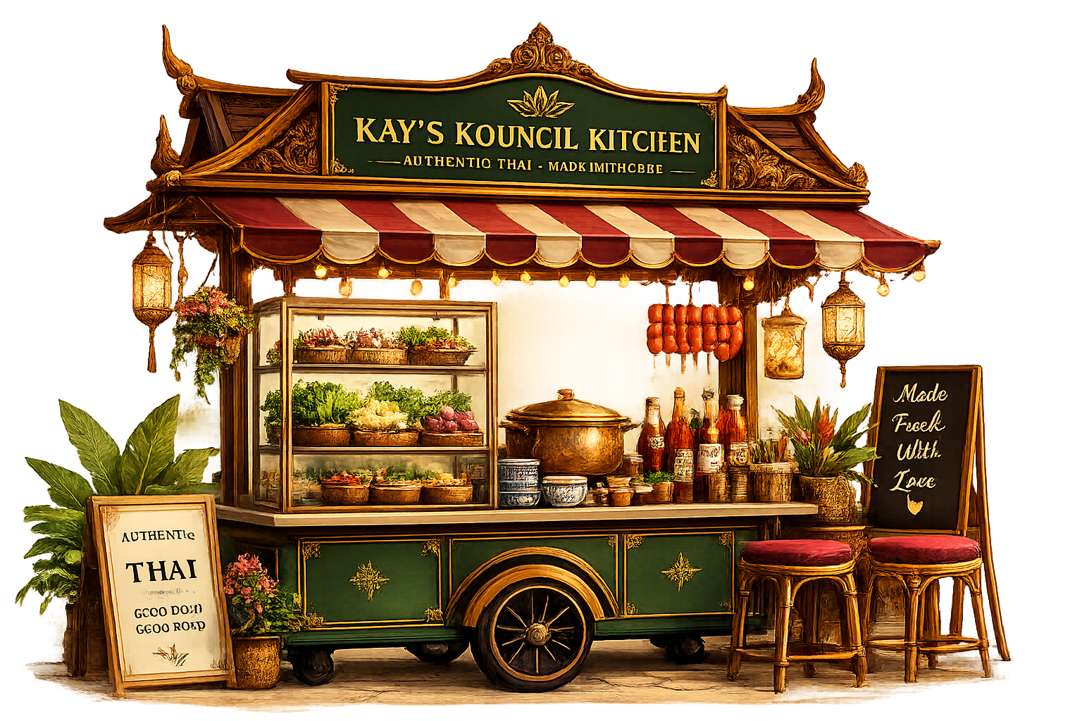 Kay’s Kouncil Kitchen Thai street cart